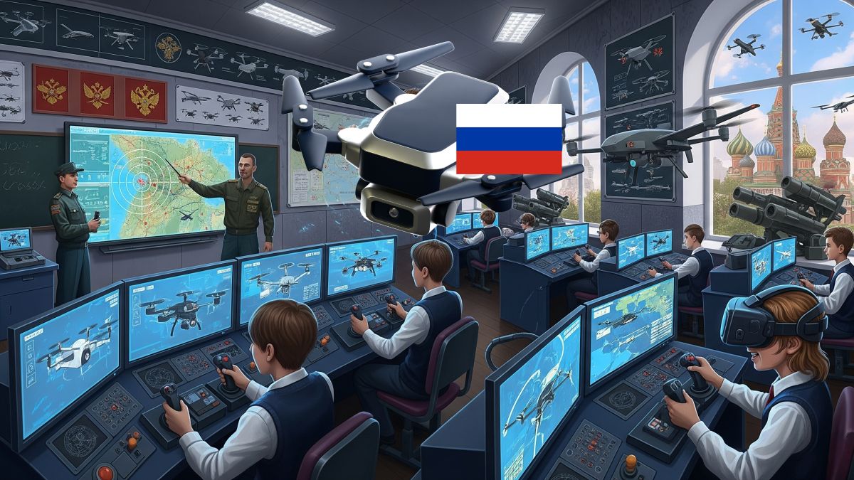 Rusia militariza sus escuelas: enseña a más de 500 centros a pilotar drones letales