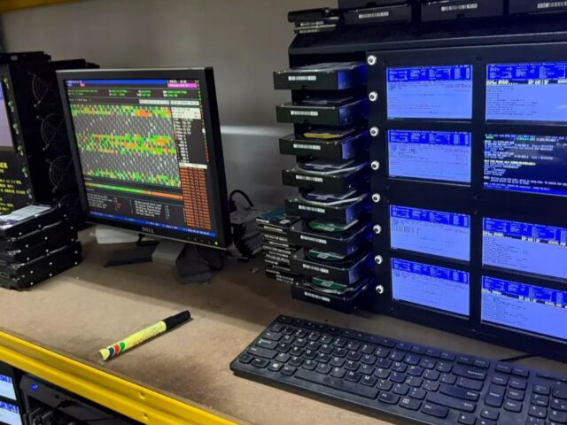 Descubren un taller de falsificación con miles de discos duros falsos de Seagate, WD y Toshiba