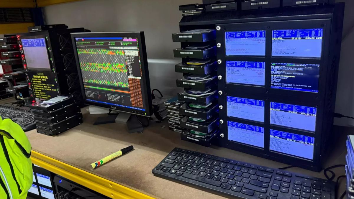 Descubren un taller de falsificación con miles de discos duros falsos de Seagate, WD y Toshiba