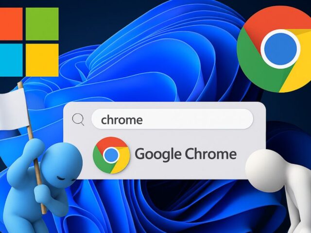 Microsoft se rinde y Windows 11 podría al fin respetar a Google Chrome como navegador predeterminado en la búsqueda del menú de inicio
