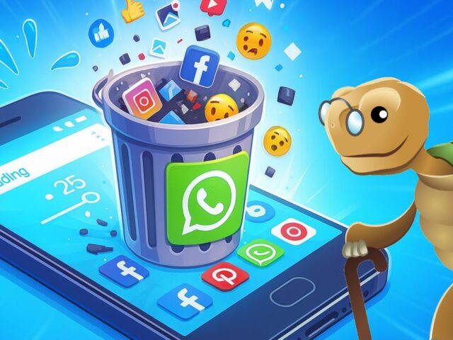 Mi móvil Android funcionaba a paso de tortuga, hasta que descubrí el culpable: la papelera de WhatsApp