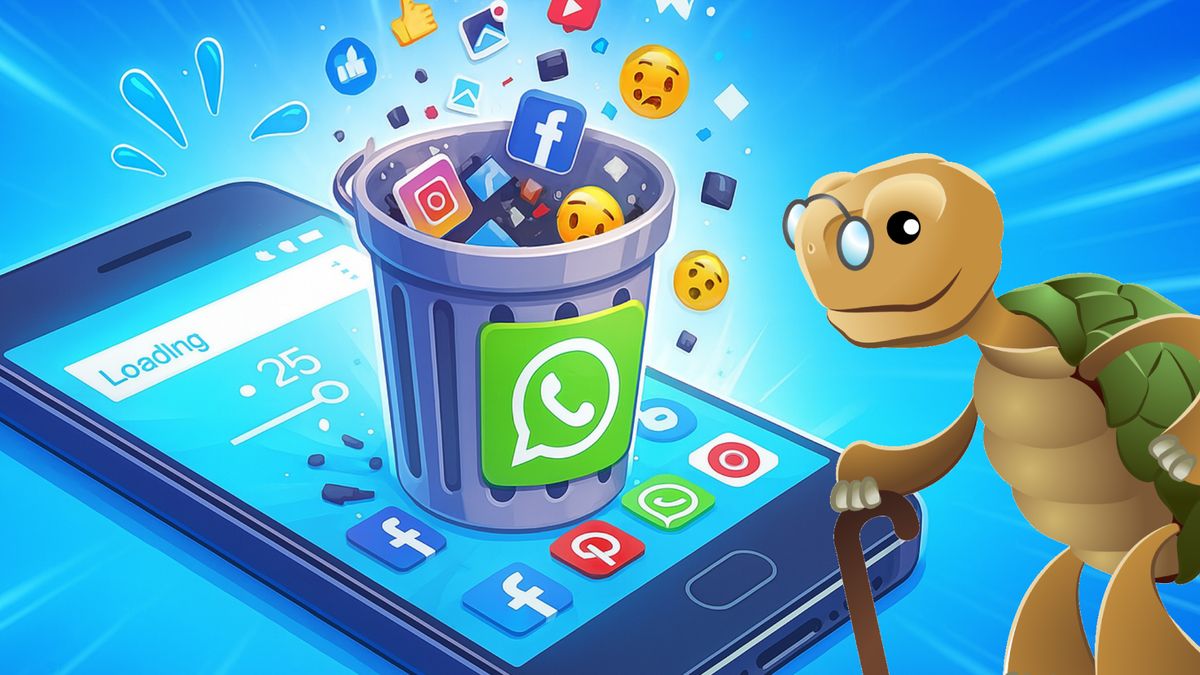Mi móvil Android funcionaba a paso de tortuga, hasta que descubrí el culpable: la papelera de WhatsApp