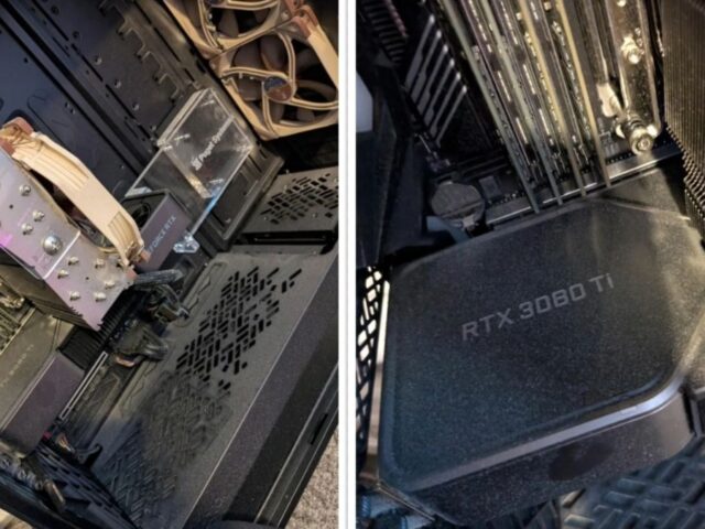 Paga 23 dólares por la torre de un PC y en su interior descubre un monstruo con CPU de 24 núcleos y RTX 3080 Ti