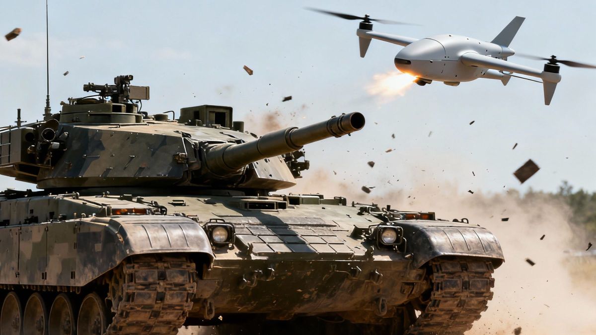 Este dron kamikaze puede destruir incluso tanques y blindados pesados con protección antidrones