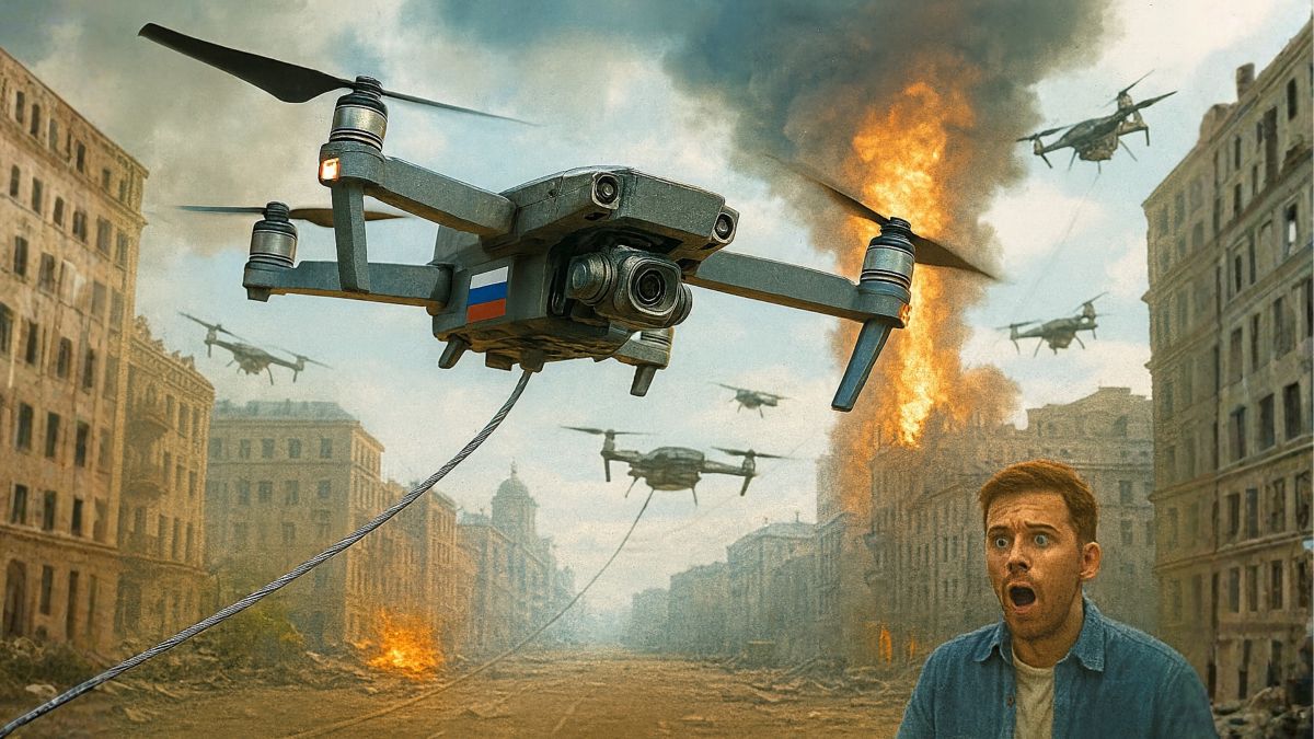Drones rusos de fibra óptica siembran el pánico en Ucrania: «Es terrorífico, llegan más lejos y son inmunes a interferencias»