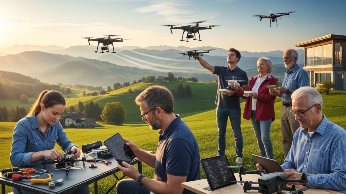 Estos países europeos ya ofrecen cursos gratis sobre drones a sus ciudadanos: «Deben saber volar, ensamblar y programar drones»