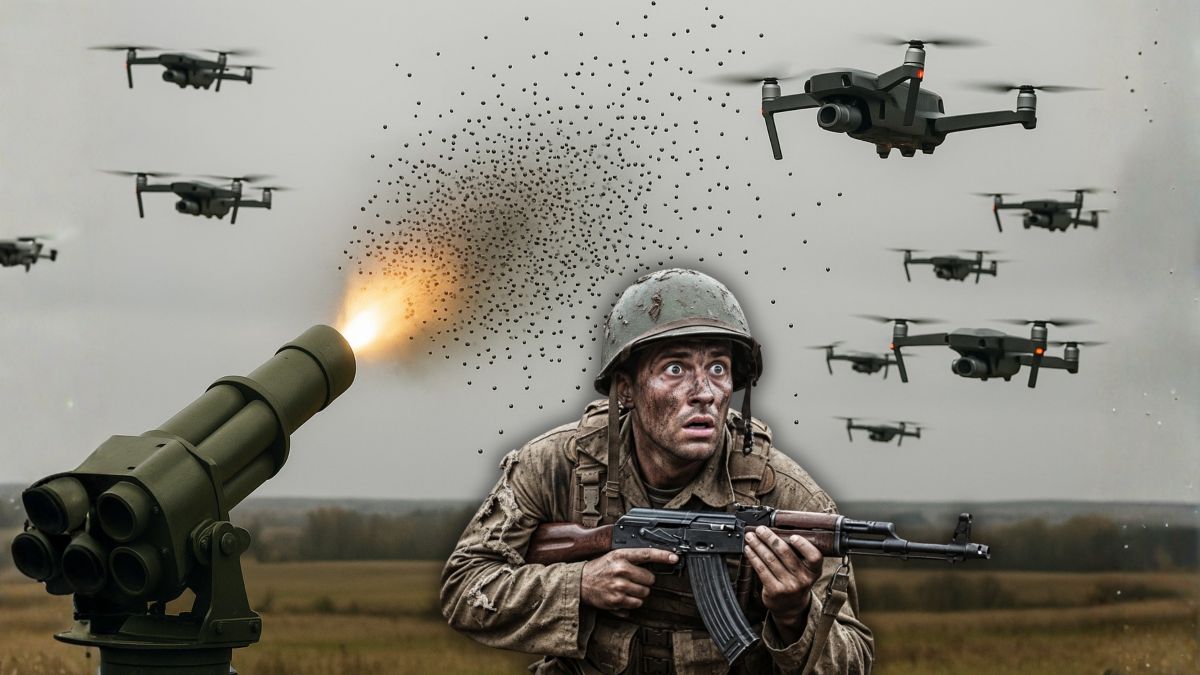 Ucrania encuentra la fórmula antidrones definitiva (y muy barata): una lluvia de bolas de acero