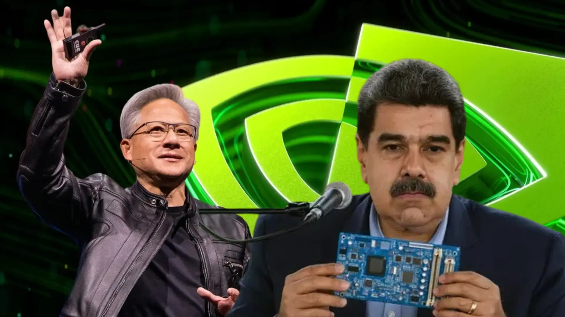 Nicolás Maduro promete fabricar «los famosos chips de Nvidia»… mientras enseña una placa de los 90 de un Macintosh