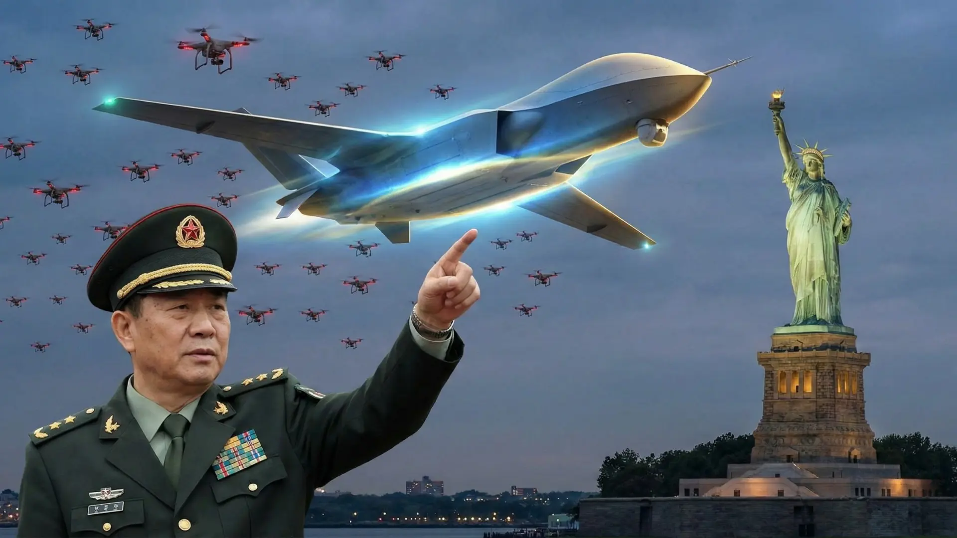 Los drones chinos ya tienen la capacidad de atacar territorios de Estados Unidos: Nueva York, Washington o Filadelfia en el punto de mira