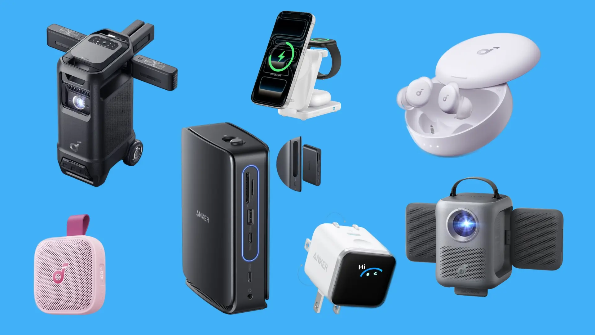 Anker luce en CES Las Vegas 2026 nuevos dispositivos de carga o sonido y tecnología de fregado