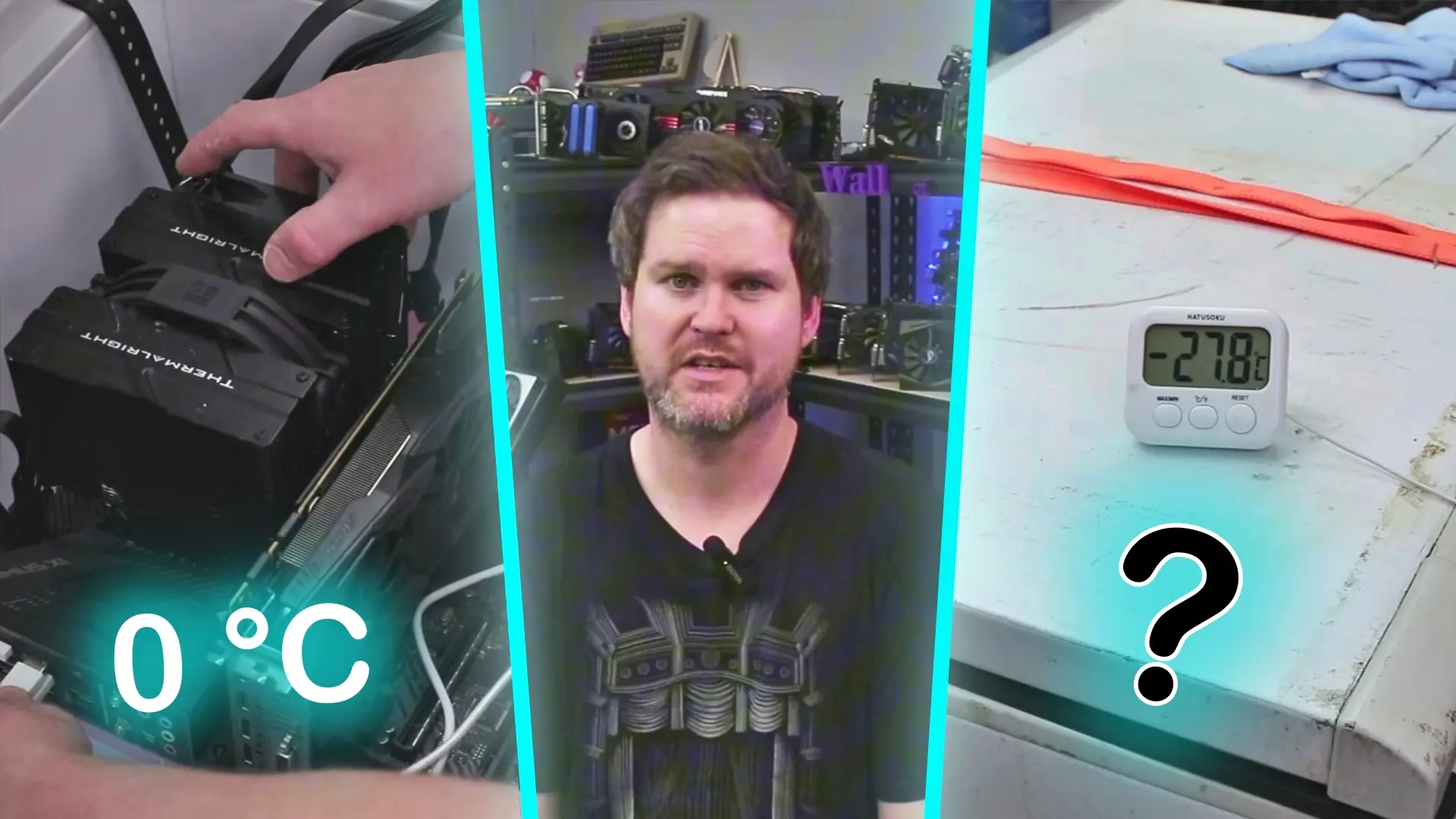 Un PC en el congelador de casa: este youtuber ha logrado lo que nadie había conseguido
