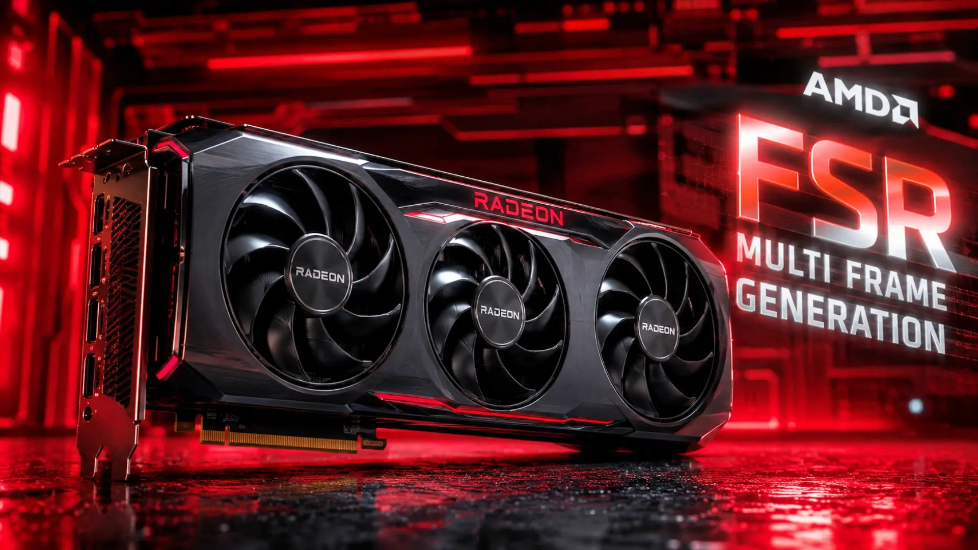 AMD prepara un gran golpe contra NVIDIA y su DLSS: su tecnología FSR podrá generar hasta 8 fotogramas por IA