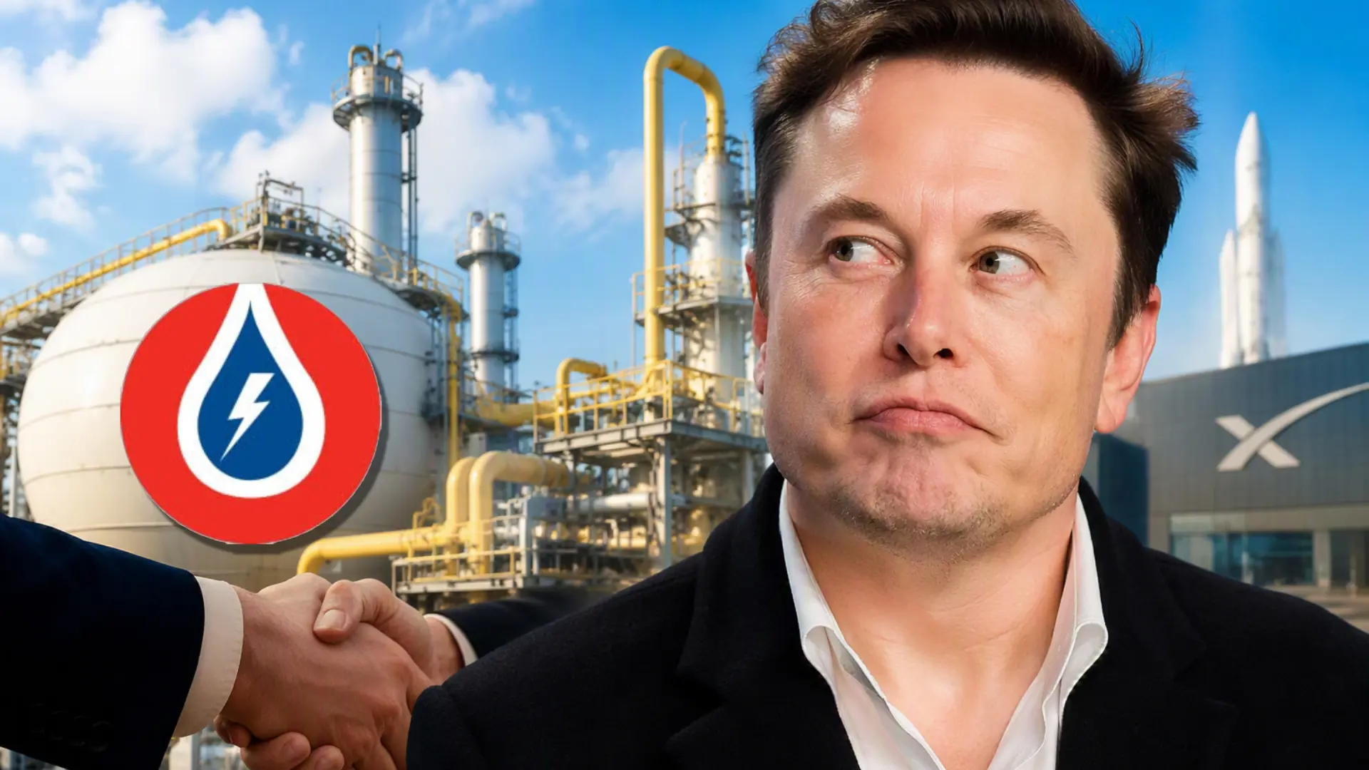 Quería que fuera secreto, pero se filtra que Elon Musk compró una empresa gasística y con ello incumplió sus principios
