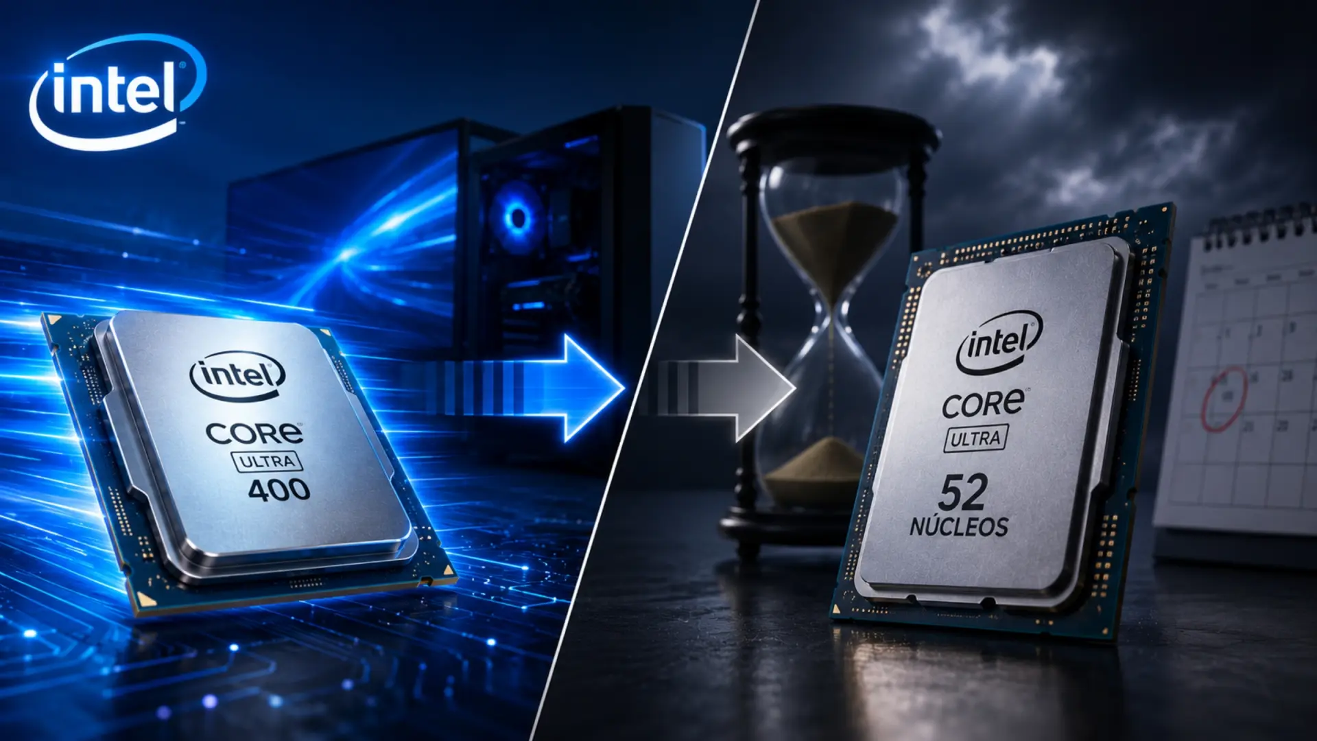 Intel cambia de planes: los nuevos Core Ultra 400 llegarán antes, pero el modelo de 52 núcleos se hará esperar