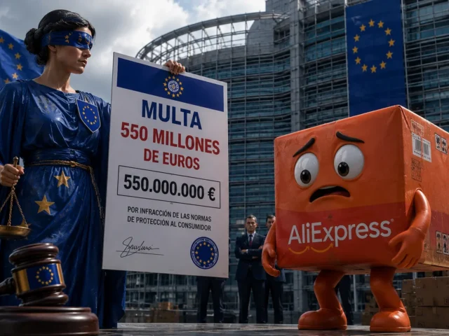 La Unión Europea multa a AliExpress con 550 millones de euros por vender productos ilegales