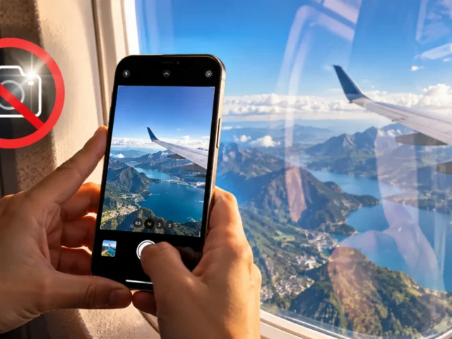 Cómo hacer fotos con el móvil a través de la ventanilla del avión o el coche, una ventana o cualquier cristal sin reflejos