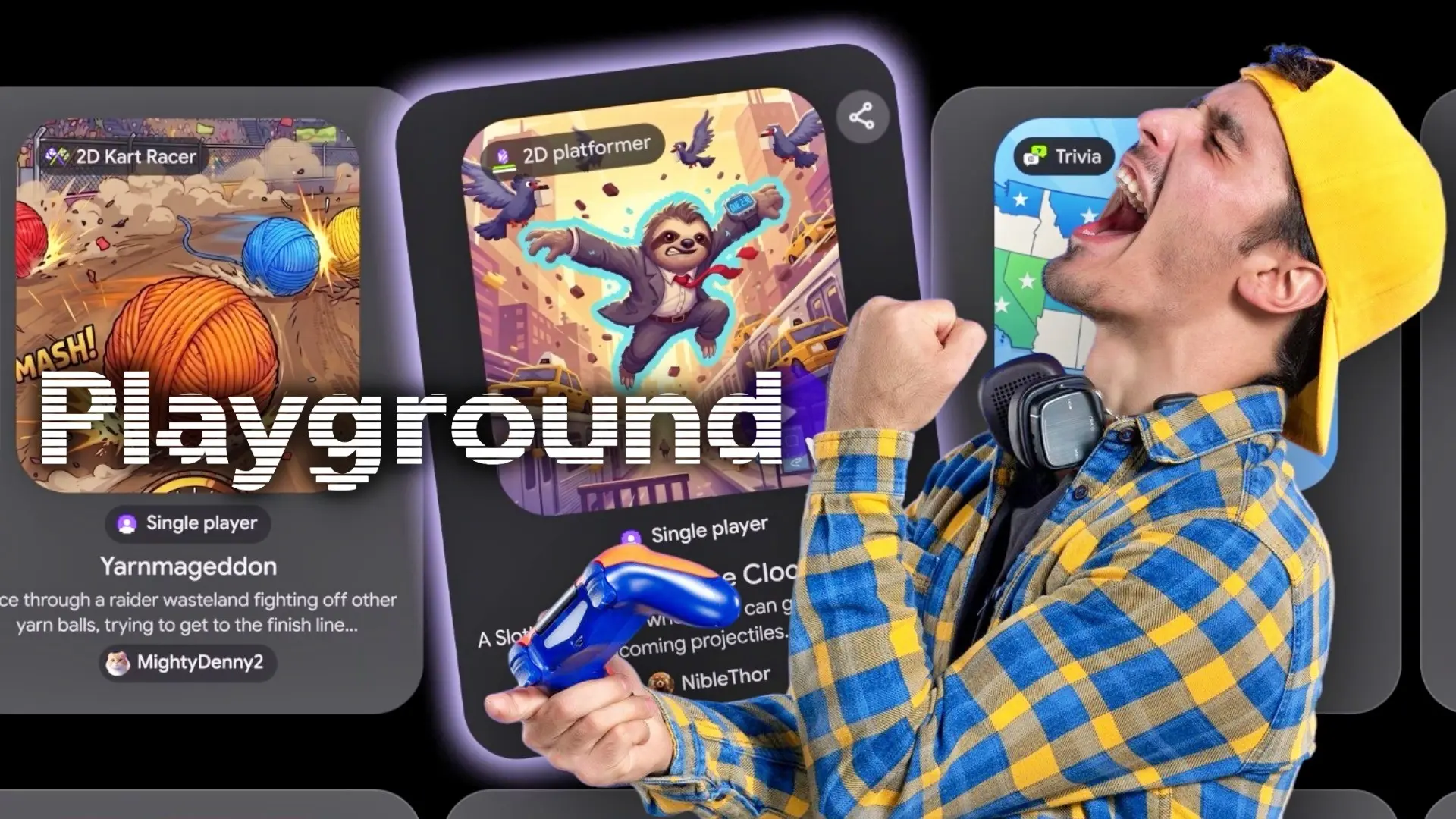 Playground, la plataforma de Google para crear juegos con lenguaje natural sin tener ni idea de programación: «Si puedes imaginarlo, puedes jugarlo»