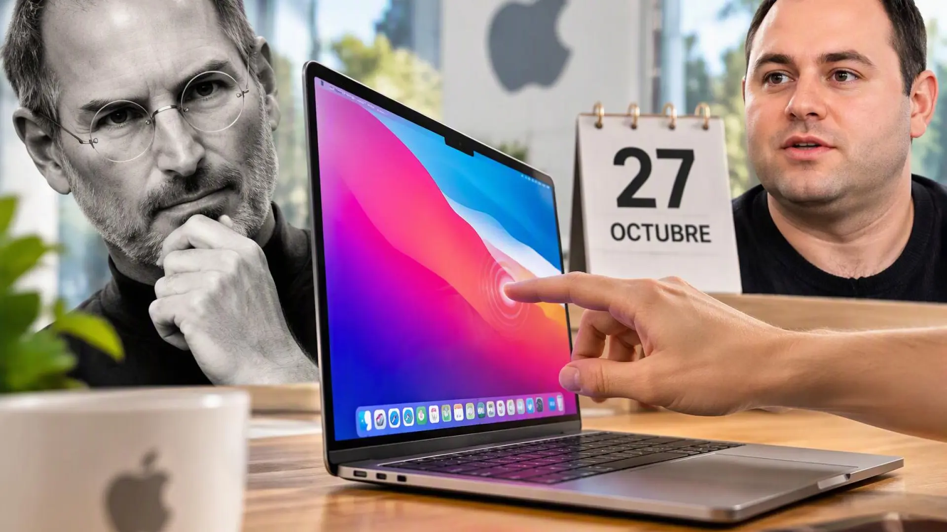 Si Steve Jobs levantara la cabeza… Mark Gurman, el filtrador más fiable de Apple, afirma que anunciará su MacBook con pantalla táctil el 27 de octubre
