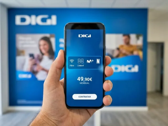 «Es para clientes particulares de DIGI» Fibra, dos líneas de móvil, Movistar Plus, Netflix y todo el futbol a precio de saldo